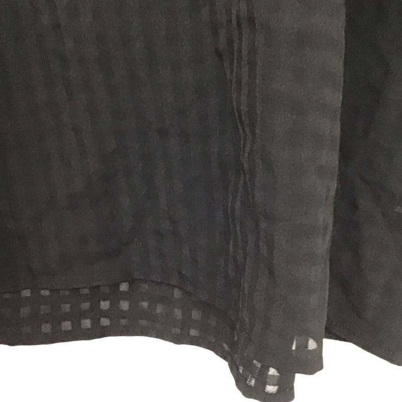 ディスコート Discoat カットソー 半袖 M チェック 黒 / ブラック /  レディース USED 古着 中古 10140397