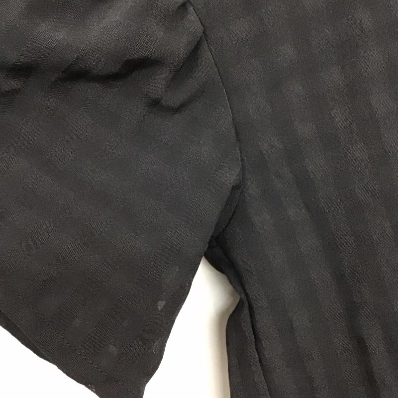 ディスコート Discoat カットソー 半袖 M チェック 黒 / ブラック /  レディース USED 古着 中古 10140397