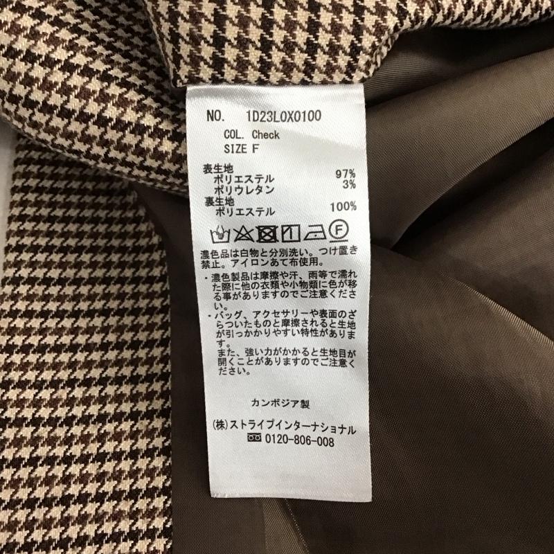 アースミュージックアンドエコロジー earth music&ecology ベスト ベスト FREE チェック マルチカラー / マルチカラー /  レディース USED 古着 中古 10140401