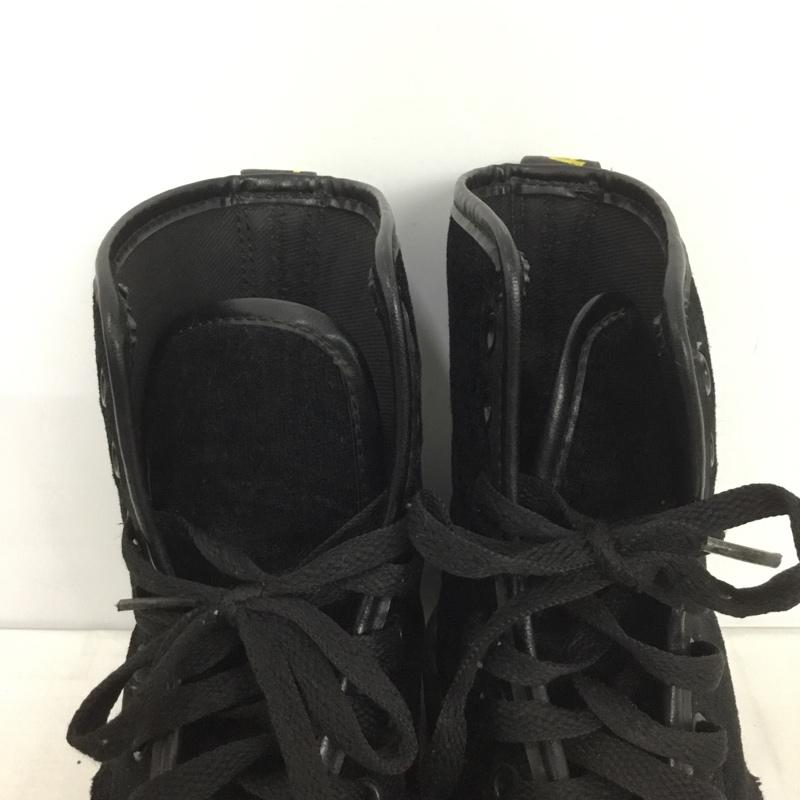 ドクターマーチン Dr.Martens ブーツ 一般 80年代 80s ホワイト社 プリントタグ 8ホール 無地 黒 / ブラック /  レディース USED 古着 中古 10140410
