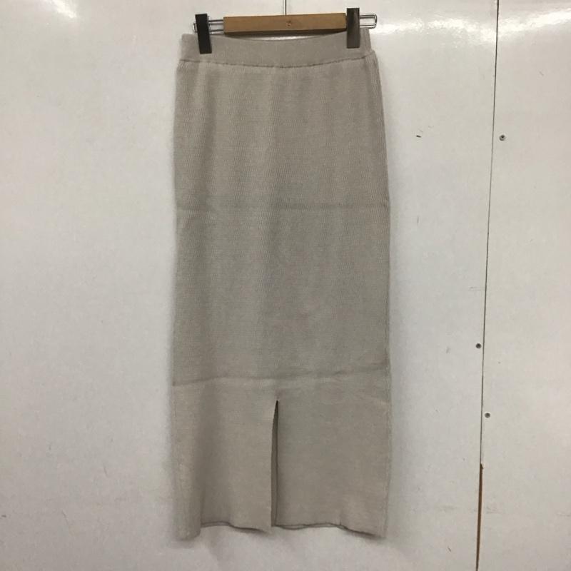 ジーナシス JEANASIS スカート ロングスカート FREE 無地 マルチカラー / マルチカラー /  レディース USED 古着 中古 10140412