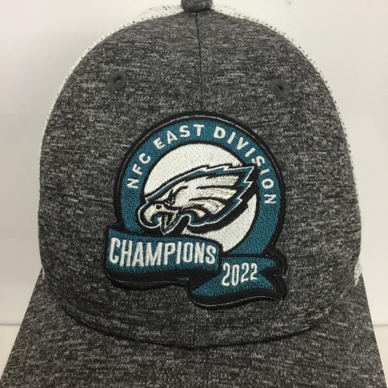 ニューエラ NEW ERA 帽子 キャップ NFL 9FORTY Philadelphia Eagles 2022 ロゴ、文字 白 / ホワイト / X 灰 / グレー /  メンズ USED 古着 中古 10140431
