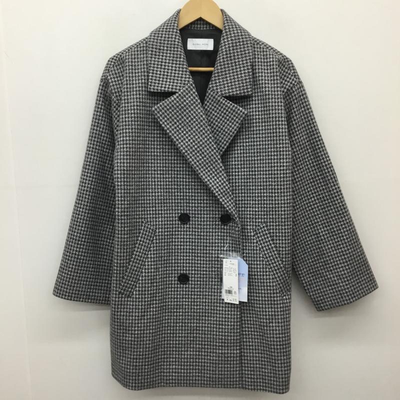 グローバルワーク GLOBAL WORK ジャケット、上着 ジャケット、ブレザー M 千鳥格子 灰 / グレー / X ダークグレー / ダークグレー /  レディース USED 古着 中古 10140449