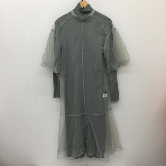 グリーンレーベルリラクシング green label relaxing ワンピース ロングスカート 3626-676-3145 FREE 無地 緑 / グリーン /  レディース USED 古着 中古 10140453