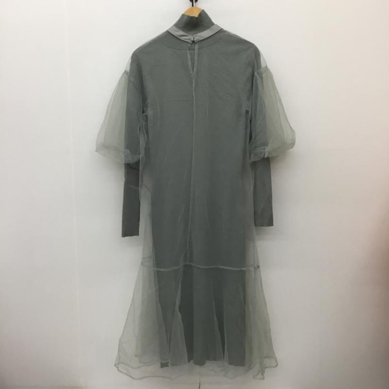 グリーンレーベルリラクシング green label relaxing ワンピース ロングスカート 3626-676-3145 FREE 無地 緑 / グリーン /  レディース USED 古着 中古 10140453