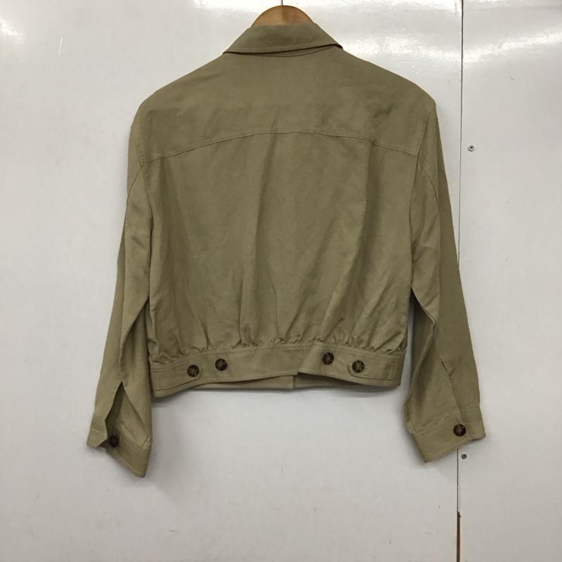 スライ SLY ジャケット、上着 ジャケット、ブレザー 030BSY30-3220 リネン混のカラージャケット FREE 無地 ベージュ / ベージュ /  レディース USED 古着 中古 10140475