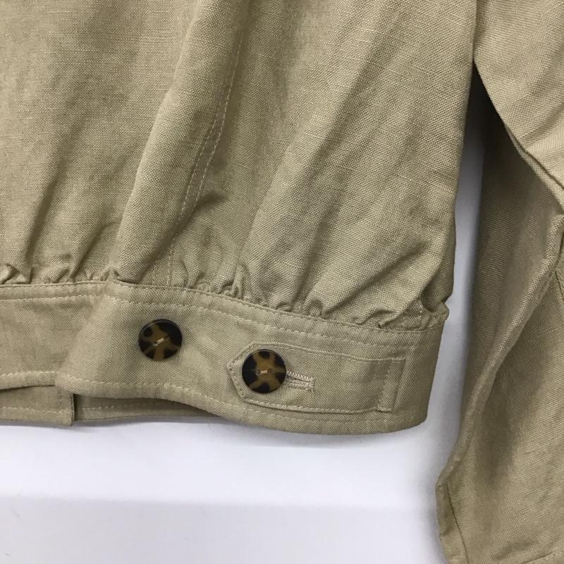 スライ SLY ジャケット、上着 ジャケット、ブレザー 030BSY30-3220 リネン混のカラージャケット FREE 無地 ベージュ / ベージュ /  レディース USED 古着 中古 10140475