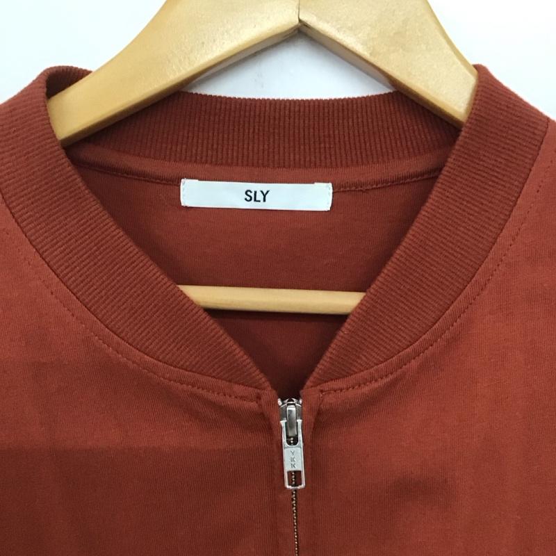 スライ SLY ジャケット、上着 ジャンパー、ブルゾン 030BAK80-3700 1 無地 茶 / ブラウン /  レディース USED 古着 中古 10140481