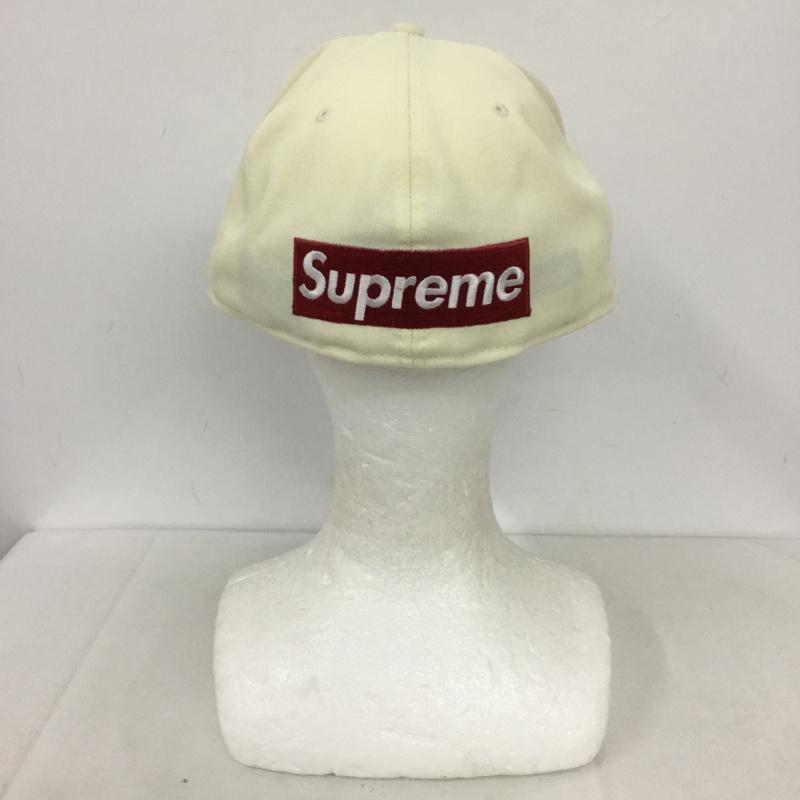 シュプリーム Supreme 帽子 キャップ NEW ERA 60.6cm Reverse Box Logo 21SS ロゴ、文字 オフホワイト / オフホワイト /  メンズ USED 古着 中古 10140484