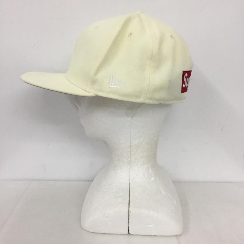 シュプリーム Supreme 帽子 キャップ NEW ERA 60.6cm Reverse Box Logo 21SS ロゴ、文字 オフホワイト / オフホワイト /  メンズ USED 古着 中古 10140484