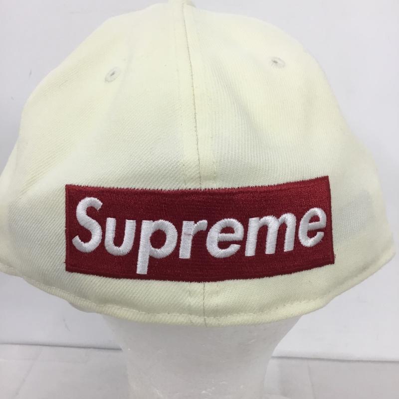 シュプリーム Supreme 帽子 キャップ NEW ERA 60.6cm Reverse Box Logo 21SS ロゴ、文字 オフホワイト / オフホワイト /  メンズ USED 古着 中古 10140484
