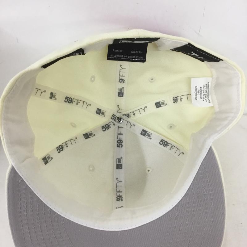 シュプリーム Supreme 帽子 キャップ NEW ERA 60.6cm Reverse Box Logo 21SS ロゴ、文字 オフホワイト / オフホワイト /  メンズ USED 古着 中古 10140484