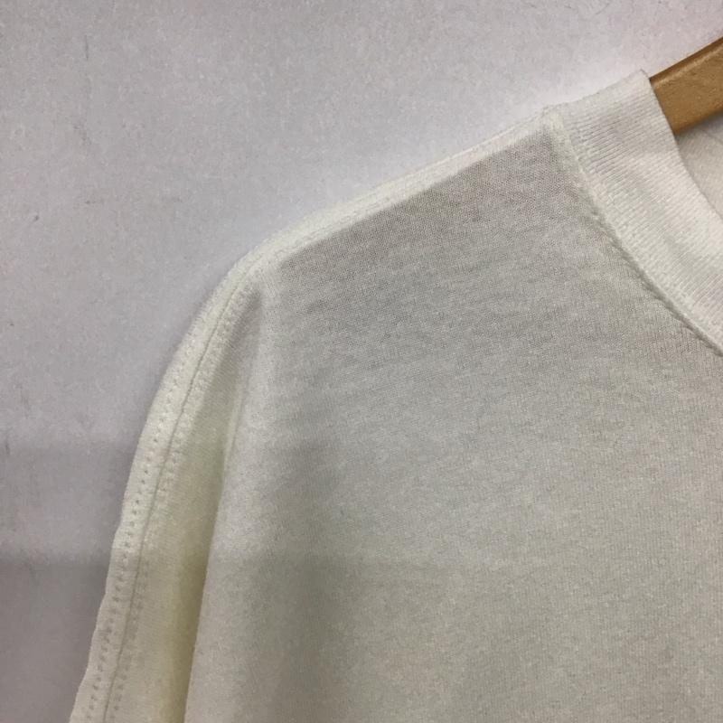 ナイキ NIKE Tシャツ 半袖 半袖カットソー プリントTシャツ クルーネックカットソー L ロゴ、文字 白 / ホワイト /  メンズ USED 古着 中古 10140511