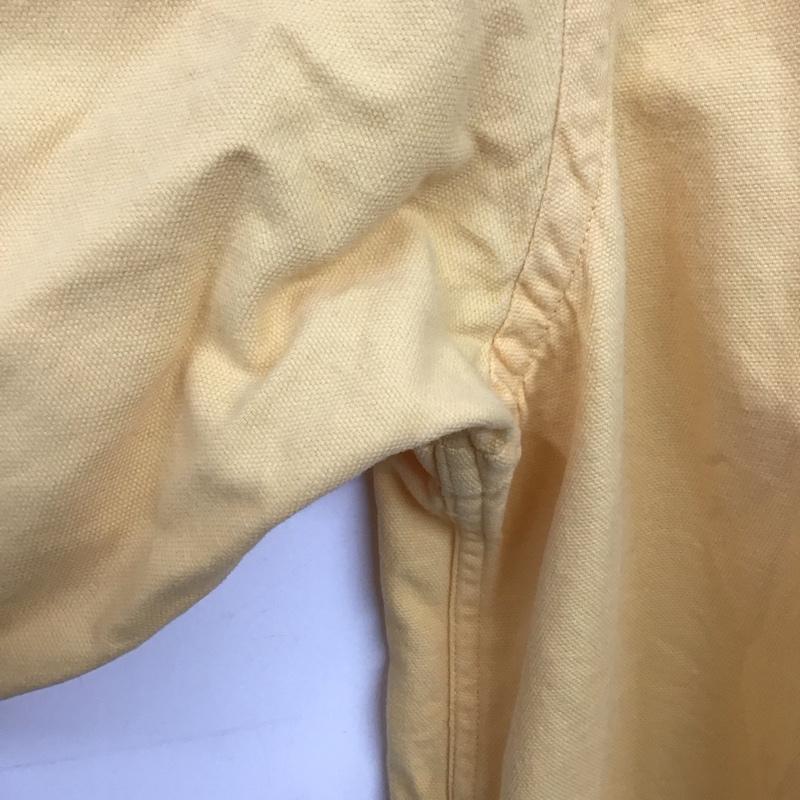 ガント GANT シャツ、ブラウス 長袖 長袖シャツ 無地シャツ カラーシャツ ボタンダウンシャツ 90s ポルトガル製 L 無地 橙 / オレンジ /  メンズ USED 古着 中古 10140515