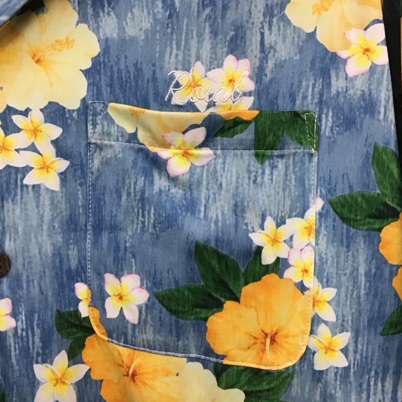 ロイヤル roial シャツ、ブラウス 半袖 半袖シャツ プリントシャツ ポケットシャツ アロハシャツ L プリント マルチカラー / マルチカラー /  メンズ USED 古着 中古 10140529