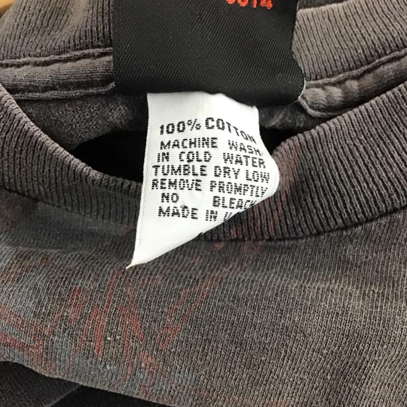 古着 USED Tシャツ 半袖 半袖カットソー プリントTシャツ クルーネックカットソー L プリント 灰 / グレー /  メンズ USED 古着 中古 10140546