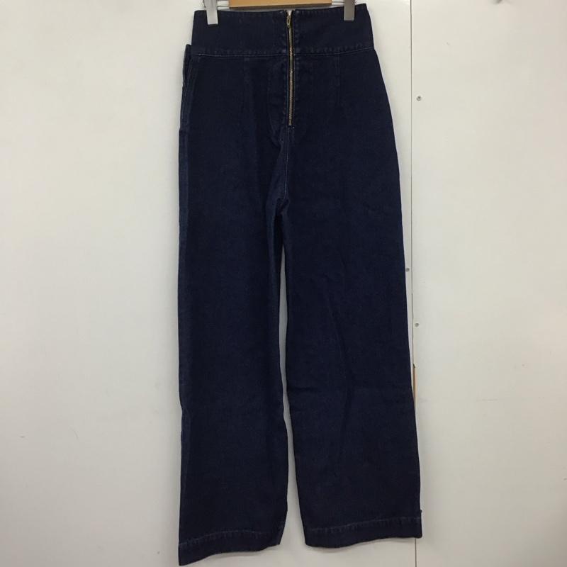 マウジー MOUSSY パンツ デニム、ジーンズ 010ESB11-0120 HW DENIM MARINE WIDE PT 2 無地 インディゴ / インディゴ /  レディース USED 古着 中古 10140586