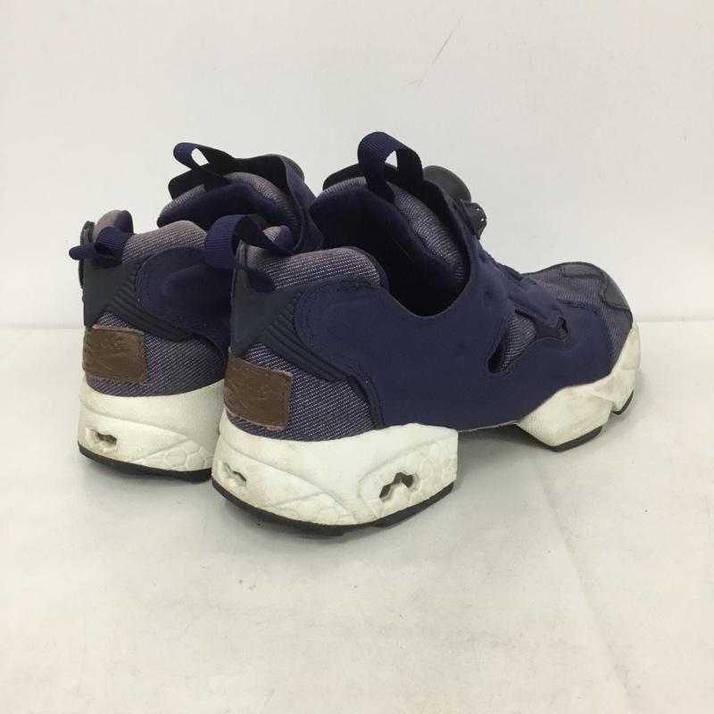 リーボック Reebok スニーカー スニーカー BD5609 インスタ ポンプ フューリー 23.5cm 23.5cm ロゴ、文字 紺 / ネイビー /  レディース USED 古着 中古 10140601