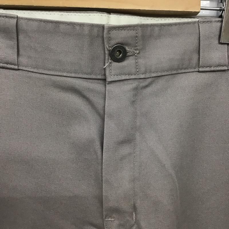 ディッキーズ Dickies パンツ ワークパンツ、ペインターパンツ ワークパンツ ワイドパンツ カジュアルパンツ 34インチ 無地 灰 / グレー /  メンズ USED 古着 中古 10140635