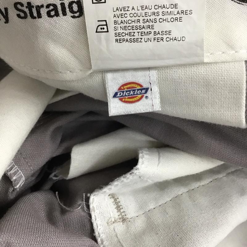 ディッキーズ Dickies パンツ ワークパンツ、ペインターパンツ ワークパンツ ワイドパンツ カジュアルパンツ 34インチ 無地 灰 / グレー /  メンズ USED 古着 中古 10140635