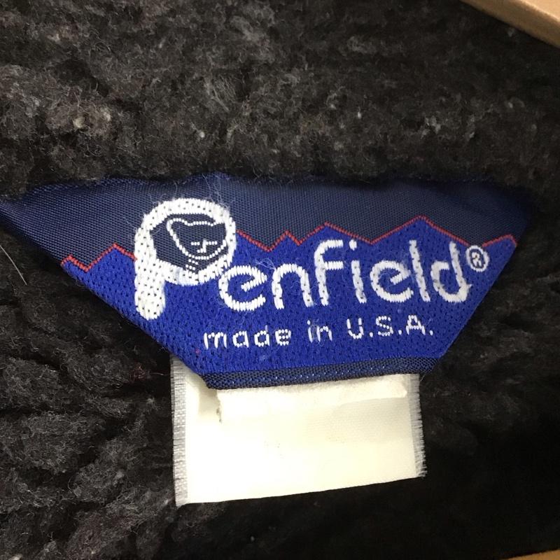ペンフィールド Penfield ジャケット、上着 ジャンパー、ブルゾン ジップアップジャケット アウター 裏地ボア スタンドネック L ロゴ、文字 灰 / グレー /  メンズ USED 古着 中古 10140688