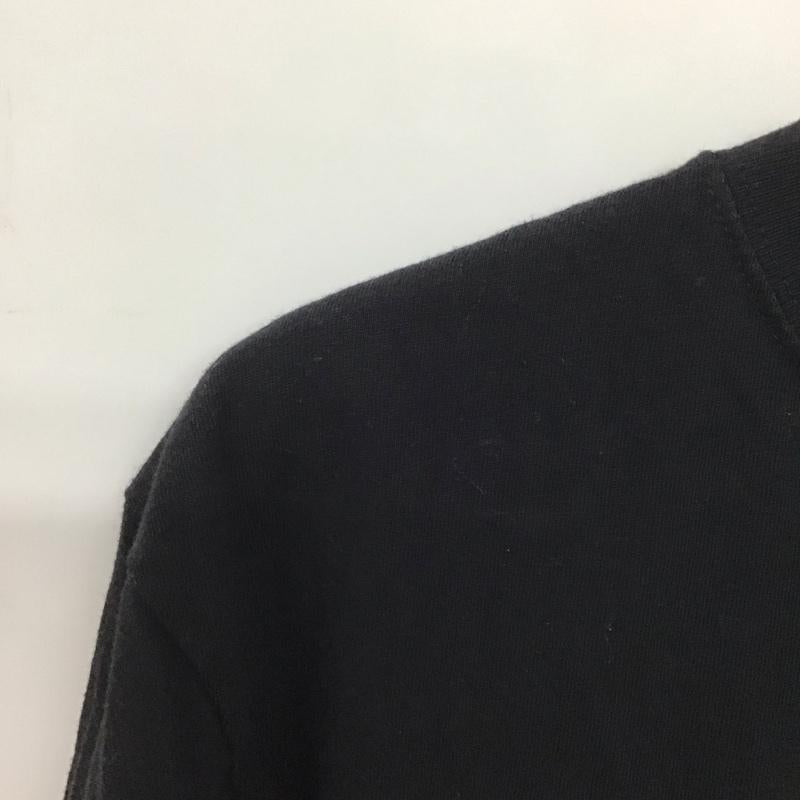 ローリングクレイドル ROLLING CRADLE Tシャツ 半袖 半袖カットソー プリントTシャツ クルーネックカットソー L ロゴ、文字 黒 / ブラック /  メンズ USED 古着 中古 10140708