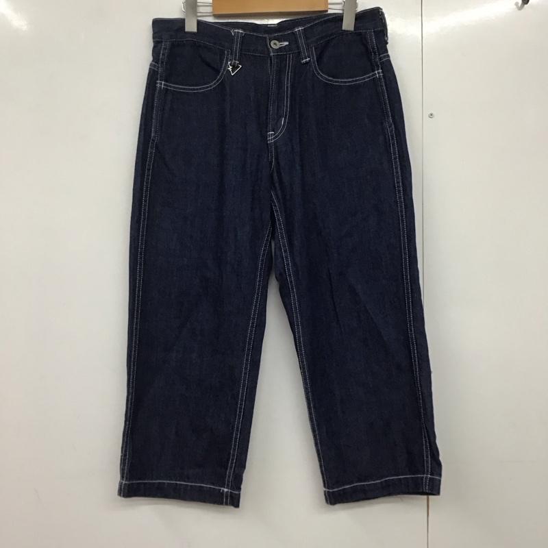 ウィズリミテッド WHIZ LIMITED パンツ デニム、ジーンズ デニムパンツ ワイドパンツ カジュアルパンツ 32インチ 無地 インディゴ / インディゴ /  メンズ USED 古着 中古 10140721