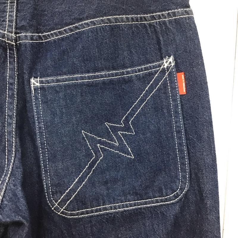 ウィズリミテッド WHIZ LIMITED パンツ デニム、ジーンズ デニムパンツ ワイドパンツ カジュアルパンツ 32インチ 無地 インディゴ / インディゴ /  メンズ USED 古着 中古 10140721