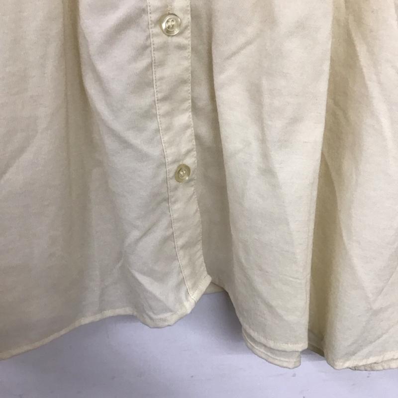 ローリーズファーム LOWRYS FARM シャツ、ブラウス 半袖 FREE 無地 アイボリー / アイボリー /  レディース USED 古着 中古 10140743