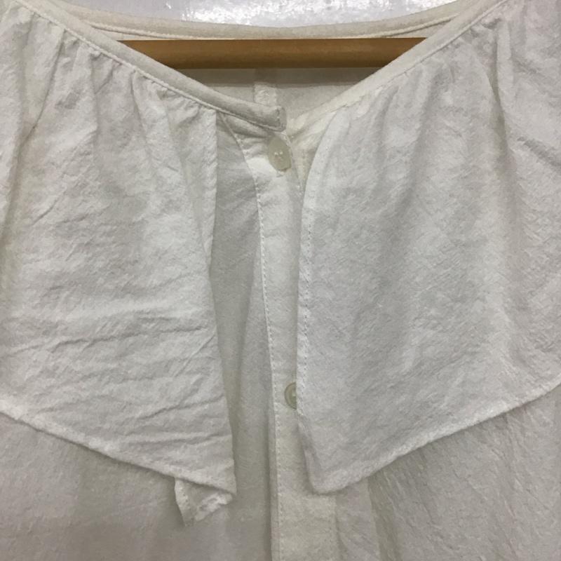 ローリーズファーム LOWRYS FARM シャツ、ブラウス 長袖 FREE 無地 白 / ホワイト /  レディース USED 古着 中古 10140746