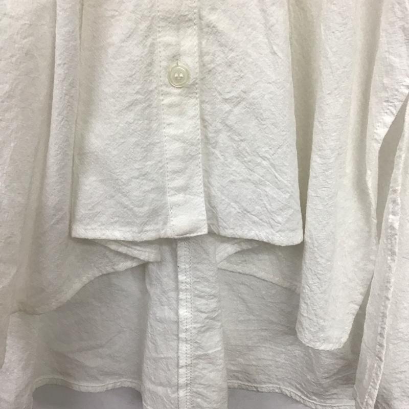 ローリーズファーム LOWRYS FARM シャツ、ブラウス 長袖 FREE 無地 白 / ホワイト /  レディース USED 古着 中古 10140746