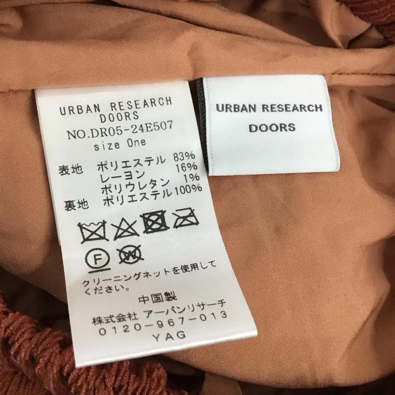 アーバンリサーチドアーズ URBAN RESEARCH DOORS ボトムス ボトムス DR05-24E507 無地 茶 / ブラウン /  レディース USED 古着 中古 10140763