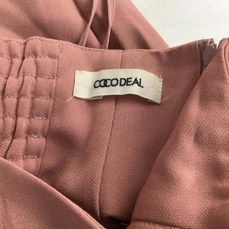 ココ ディール COCO DEAL スカート ロングスカート 71317218B 後ろレースアップハイウエストスカート 2 無地 桃 / ピンク /  レディース USED 古着 中古 10140769