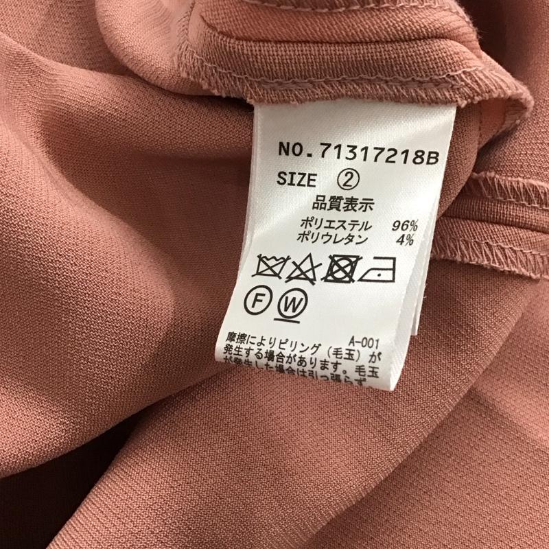 ココ ディール COCO DEAL スカート ロングスカート 71317218B 後ろレースアップハイウエストスカート 2 無地 桃 / ピンク /  レディース USED 古着 中古 10140769