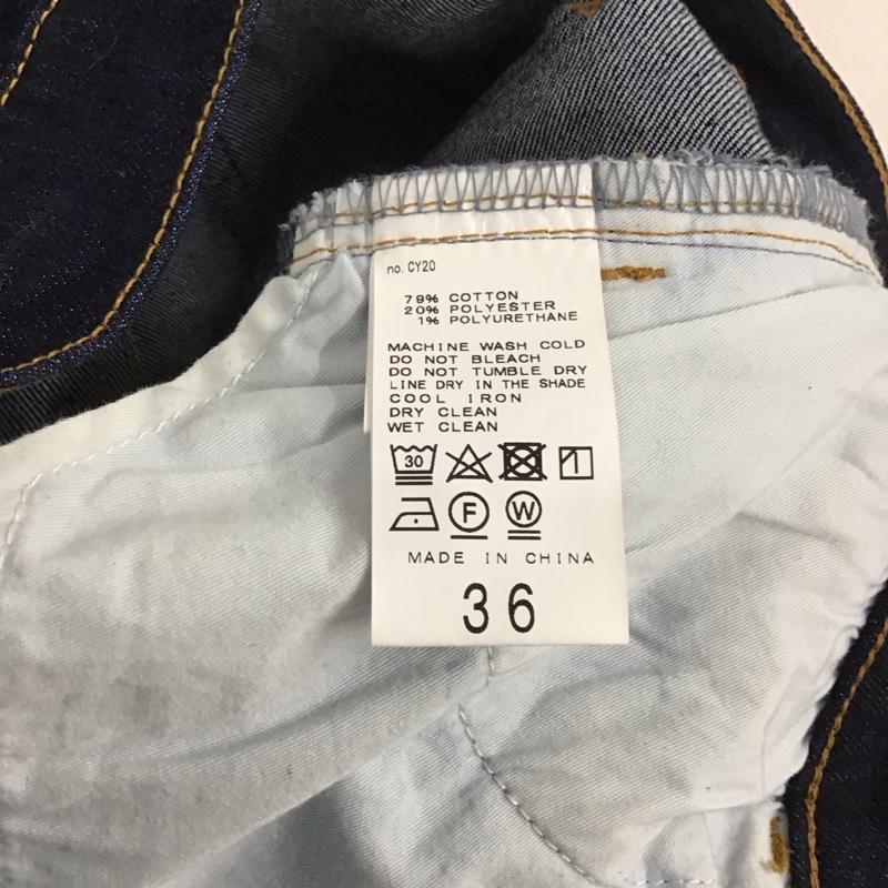 スローブイエナ SLOBE IENA パンツ デニム、ジーンズ 36 無地 インディゴ / インディゴ /  レディース USED 古着 中古 10140771