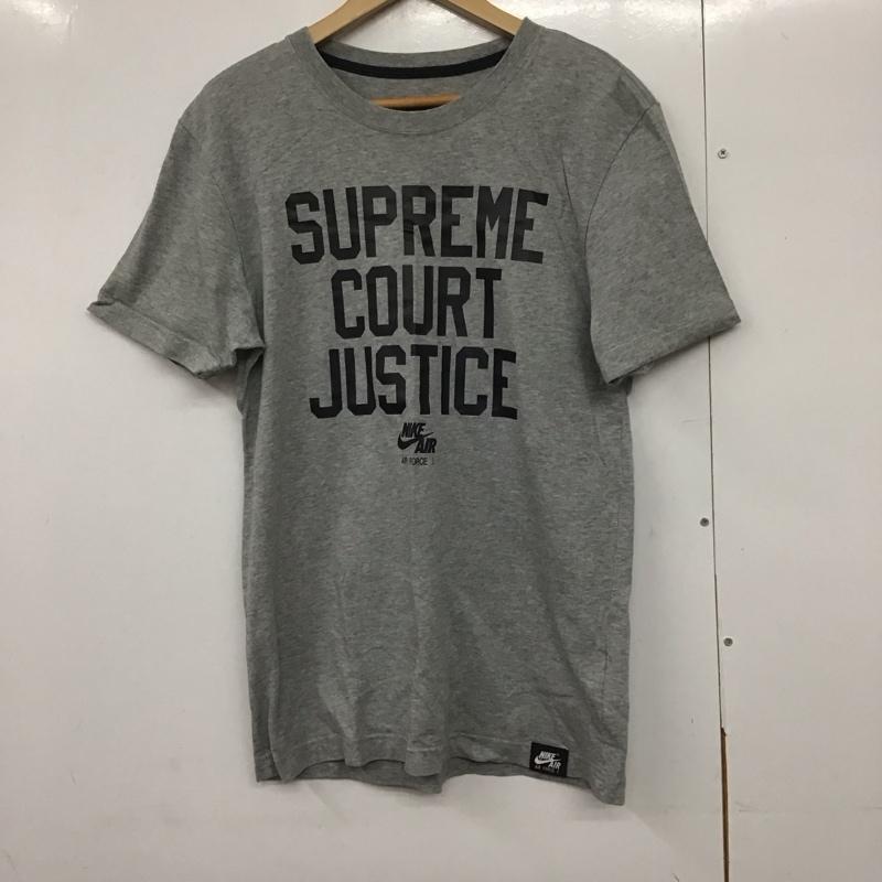 ナイキ NIKE Tシャツ 半袖 611361-063 半袖カットソー プリントTシャツ M プリント 灰 / グレー /  メンズ USED 古着 中古 10140780
