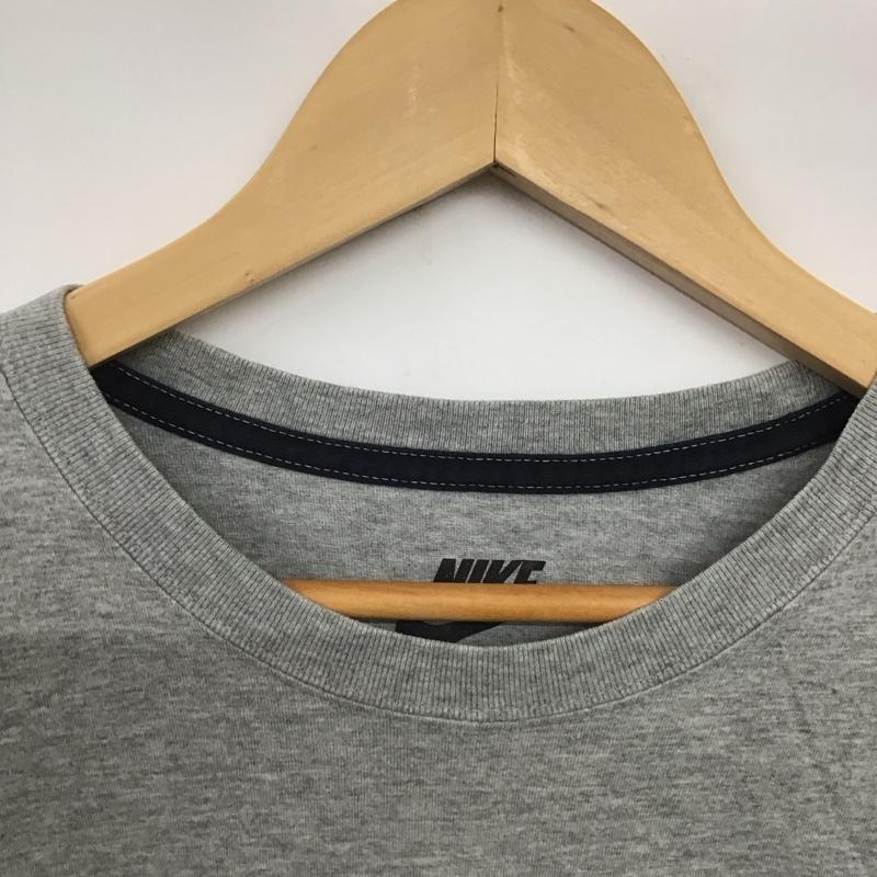 ナイキ NIKE Tシャツ 半袖 611361-063 半袖カットソー プリントTシャツ M プリント 灰 / グレー /  メンズ USED 古着 中古 10140780