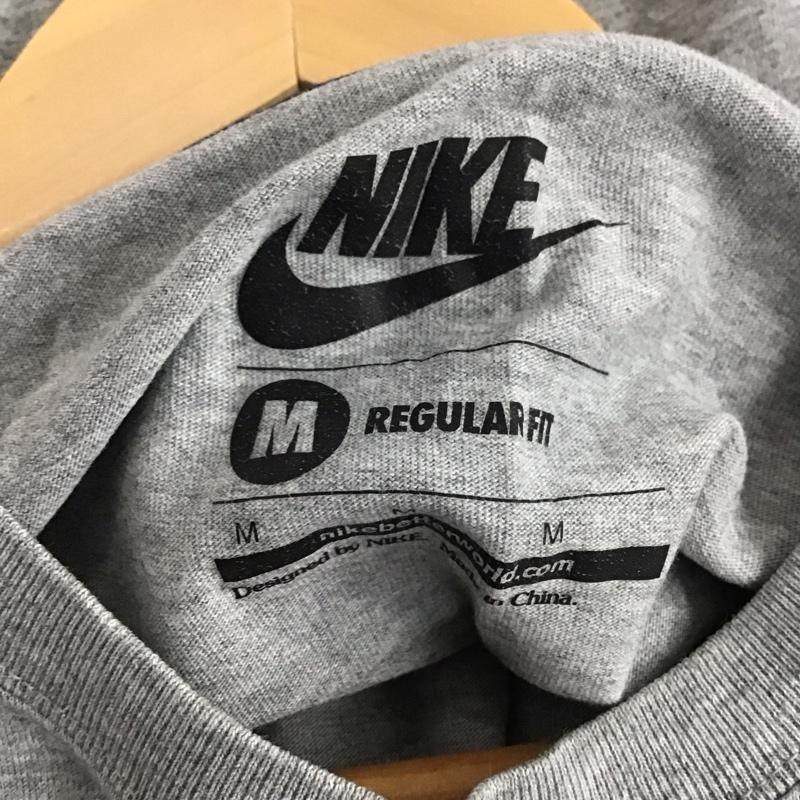 ナイキ NIKE Tシャツ 半袖 611361-063 半袖カットソー プリントTシャツ M プリント 灰 / グレー /  メンズ USED 古着 中古 10140780