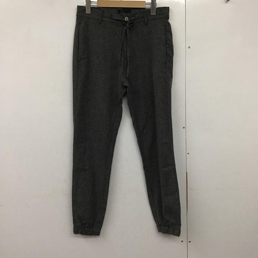 ザラメン ZARA MAN パンツ スラックス スラックスパンツ ワイドパンツ ストレッチパンツ S 無地 白 / ホワイト / X 黒 / ブラック /  メンズ USED 古着 中古 10140808