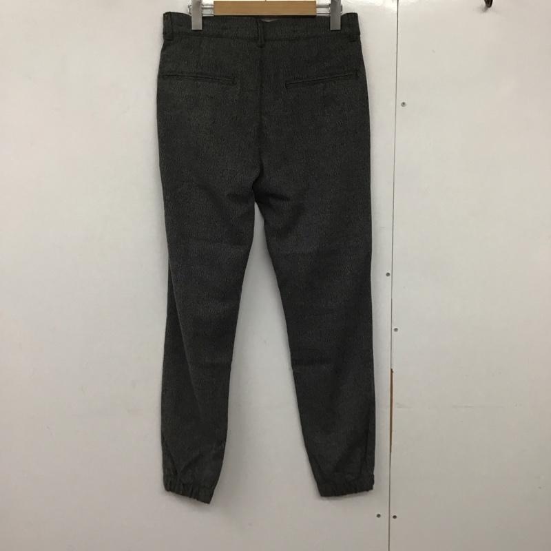 ザラメン ZARA MAN パンツ スラックス スラックスパンツ ワイドパンツ ストレッチパンツ S 無地 白 / ホワイト / X 黒 / ブラック /  メンズ USED 古着 中古 10140808