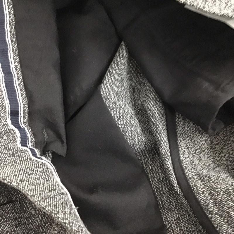 ザラメン ZARA MAN パンツ スラックス スラックスパンツ ワイドパンツ ストレッチパンツ S 無地 白 / ホワイト / X 黒 / ブラック /  メンズ USED 古着 中古 10140808