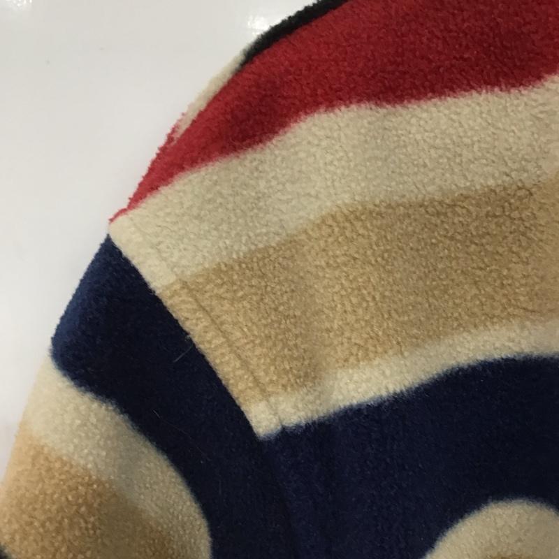 ジャック・ウルフスキン Jack Wolfskin ジャケット、上着 ジャケット、ブレザー フリースジャケット プルオーバー 古着 ジップアップ 90s M ボーダー柄 マルチカラー / マルチカラー /  メンズ USED 古着 中古 10140824