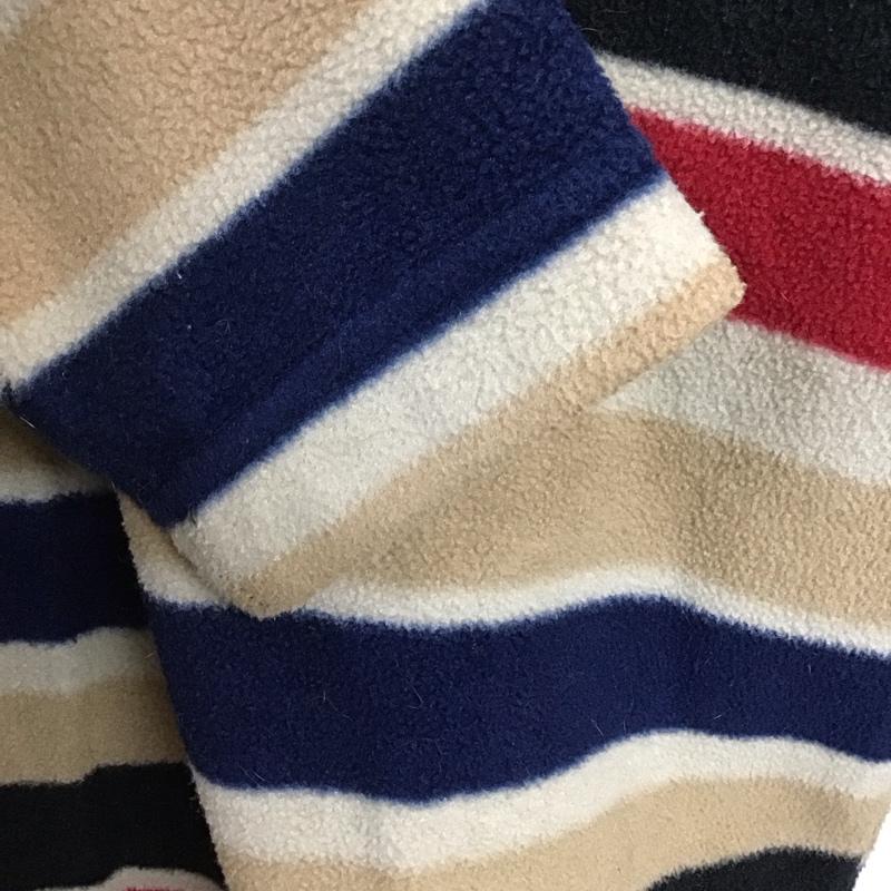 ジャック・ウルフスキン Jack Wolfskin ジャケット、上着 ジャケット、ブレザー フリースジャケット プルオーバー 古着 ジップアップ 90s M ボーダー柄 マルチカラー / マルチカラー /  メンズ USED 古着 中古 10140824
