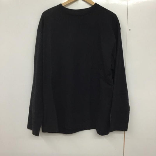 マーカ marka カットソー 長袖 長袖カットソー 無地カットソー クルーネック 1 無地 黒 / ブラック /  メンズ USED 古着 中古 10140846