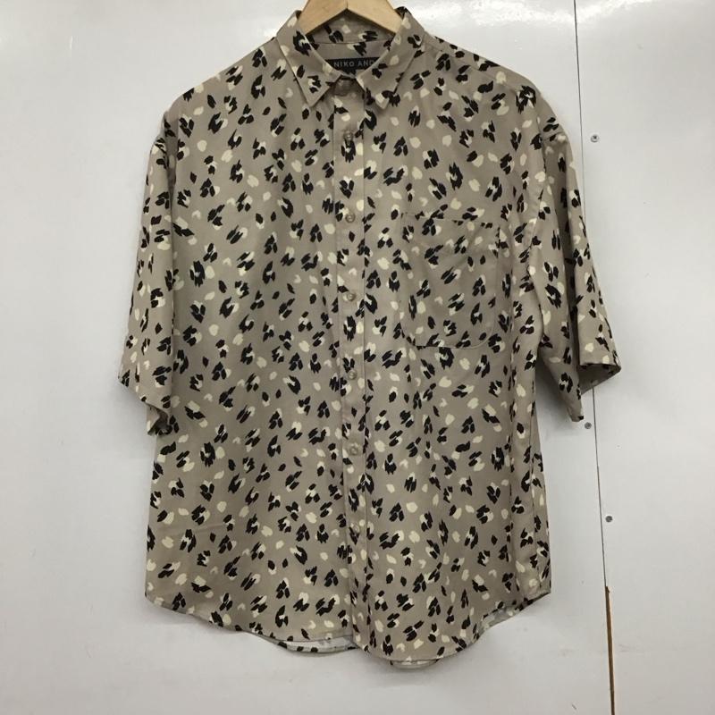 ニコアンド niko and... シャツ、ブラウス 半袖 半袖シャツ プリントシャツ ポケットシャツ M プリント マルチカラー / マルチカラー /  メンズ USED 古着 中古 10140857