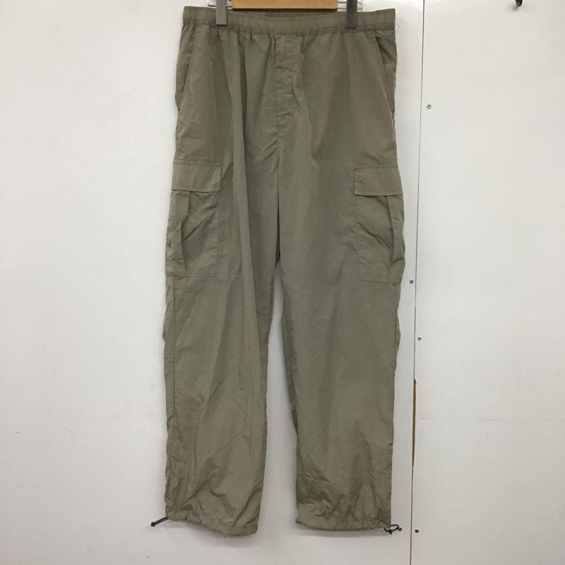 ニコアンド niko and... パンツ ワークパンツ、ペインターパンツ ナイロンパンツ ワイドパンツ カジュアルパンツ L 無地 灰 / グレー /  メンズ USED 古着 中古 10140867