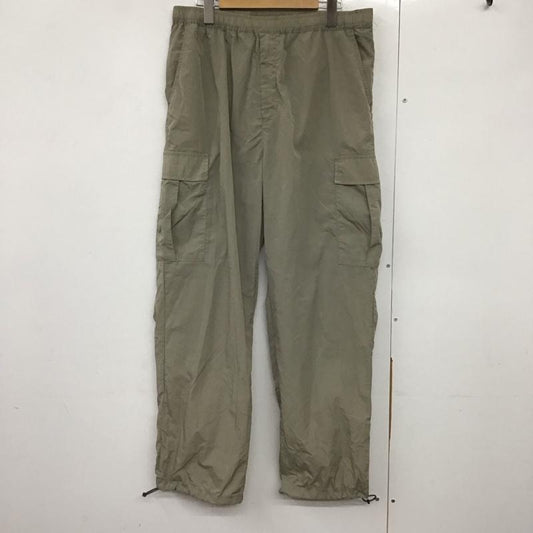 ニコアンド niko and... パンツ ワークパンツ、ペインターパンツ ナイロンパンツ ワイドパンツ カジュアルパンツ L 無地 灰 / グレー /  メンズ USED 古着 中古 10140867
