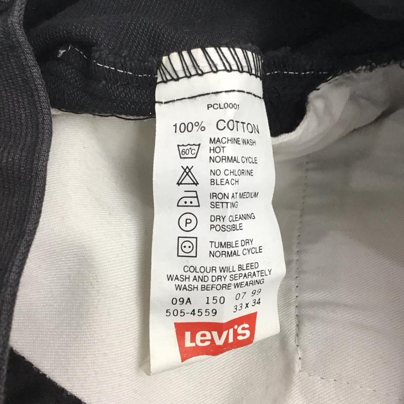 リーバイストラウスアンドコー Levi Strauss & co. パンツ デニム、ジーンズ コーデュロイパンツ スリムパンツ カジュアルパンツ 90s 日本製 ピケ 33インチ 無地 黒 / ブラック /  メンズ USED 古着 中古 10140870