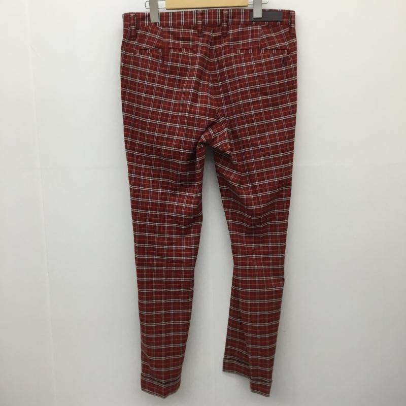 ブラックレーベルクレストブリッジ BLACK LABEL CRESTBRIDGE パンツ スラックス 51R64-217-16 チェック 赤 / レッド /  メンズ USED 古着 中古 10140876