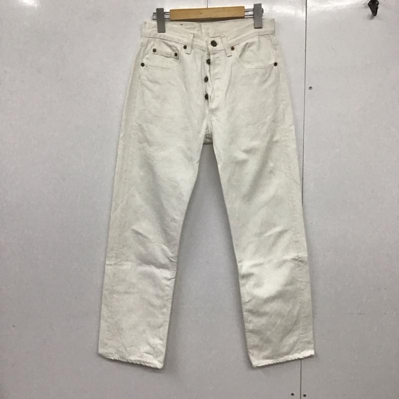 リーバイストラウスアンドコー Levi Strauss & co. パンツ デニム、ジーンズ デニムパンツ スリムパンツ カジュアルパンツ 80s usa 無地 白 / ホワイト /  メンズ USED 古着 中古 10140884